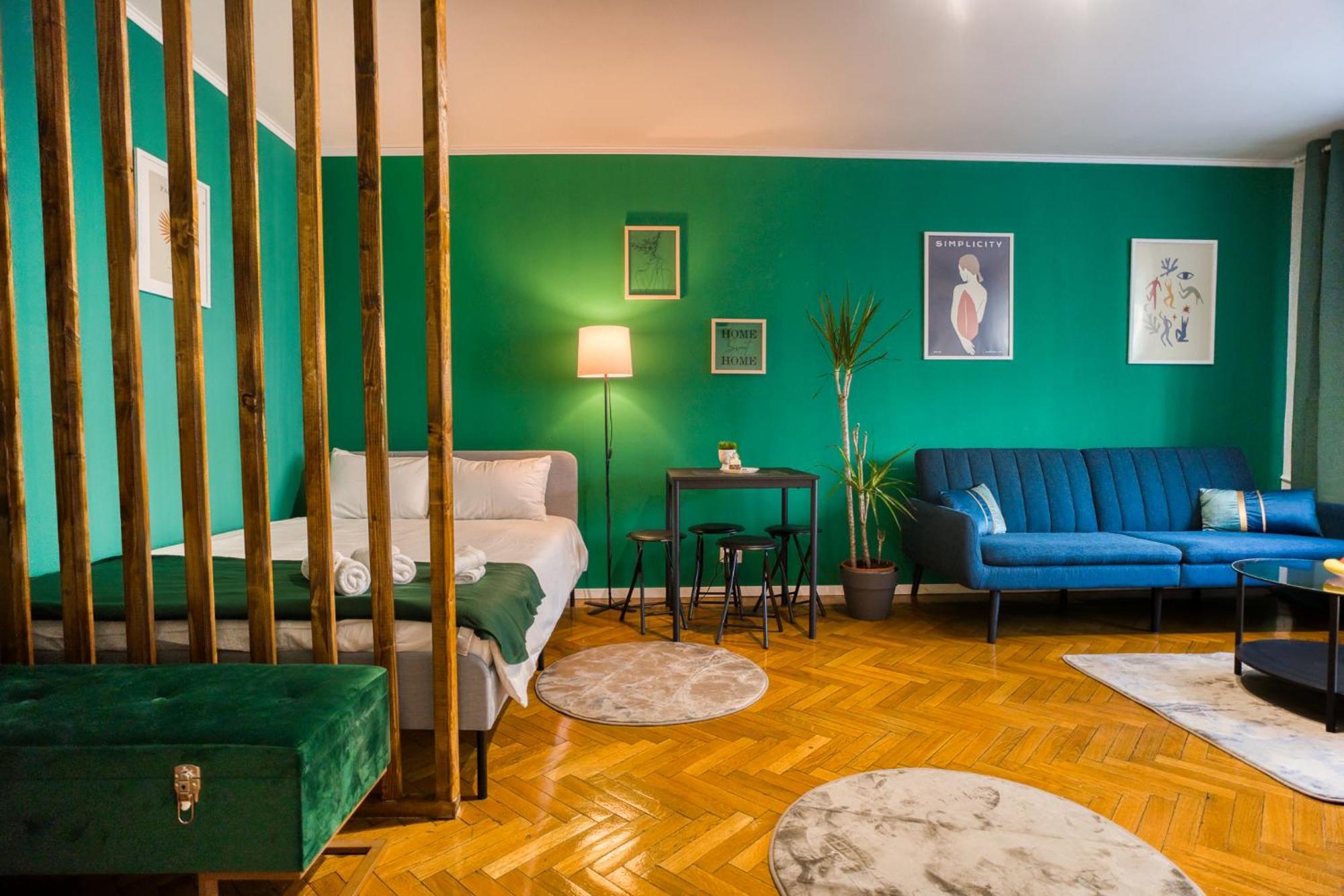 Hacienda Royal Palace - Central Designer Apartment บูคาเรสต์ ภายนอก รูปภาพ